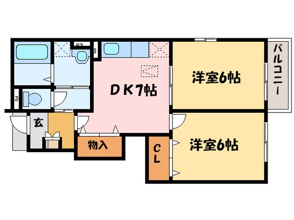 サングリーンハイツの物件間取画像